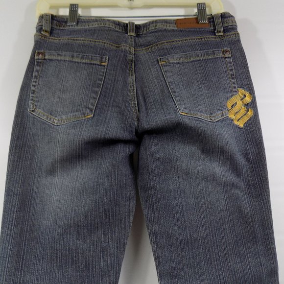 Roca Wear Flare Leg Denim Jeans Size 7/8 - Picture 5 of 10